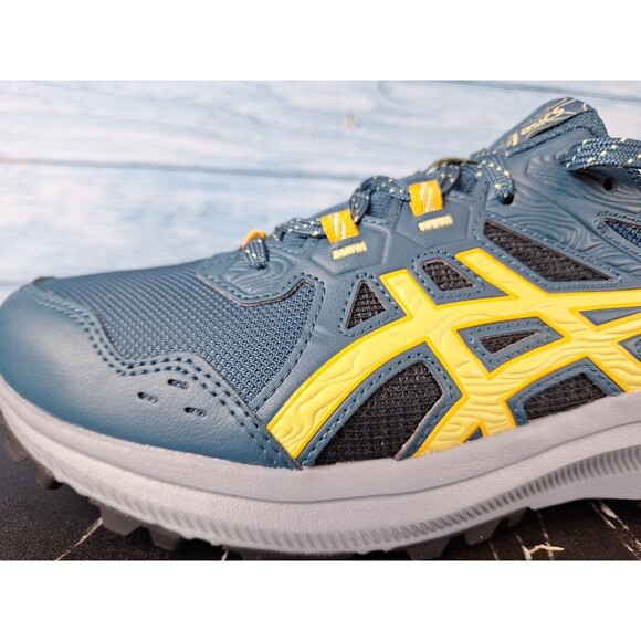 ASICS Men\'s Trail Scout 3 Running Shoes Night Sky Teal Yellow Sz 9 main image 10